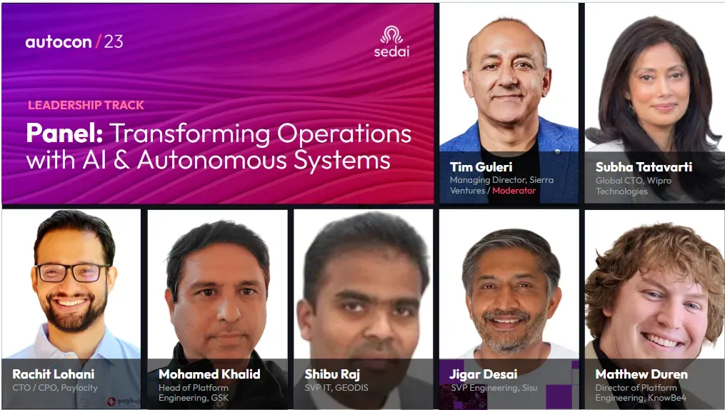 Panel: Transforming Operations with AI & Autonomous Systems